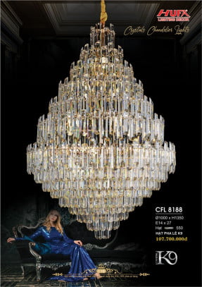 Đèn chùm pha lê Hufa CFL 8188 D1000xH1350