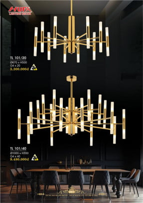 Đèn thả LED Hufa TL 101/20, TL 101/40