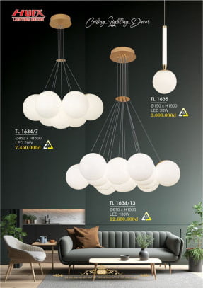 Đèn thả LED Hufa TL 1634/7, TL 1634/13, TL 1635