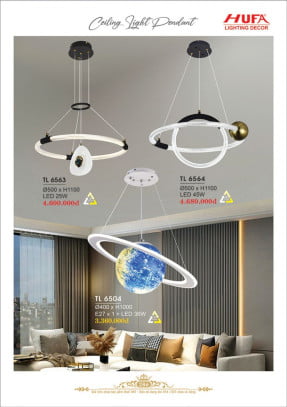 Đèn thả LED Hufa TL 6563, TL 6564, TL 6504