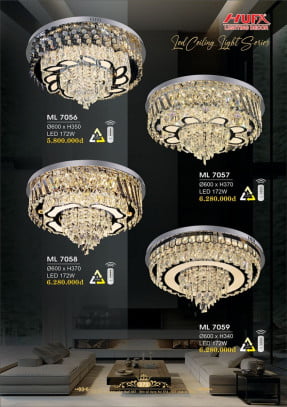 Đèn mâm LED Hufa ML 7056, ML 7057, ML 7058, ML 7059
