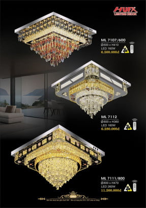 Đèn mâm LED Hufa ML 7107, ML 7112, ML 7111