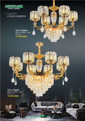 Đèn chùm Andora Light CPL-21866/6, CPL-21866/8