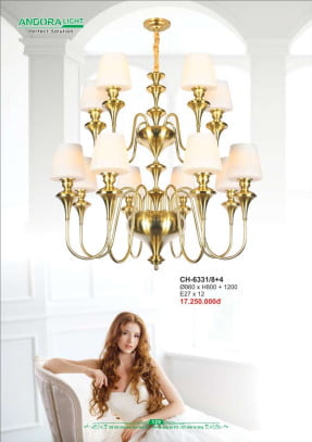 Đèn chùm Andora Light CH-6331/8+4