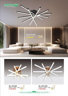 Đèn mâm Andora Light ML-7015/1000, ML-7855/600, ML-7855/1000