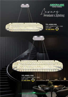 Đèn thả Andora Light TPL-6508/L950, TPL-6508/L1200