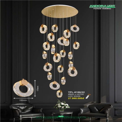 Đèn thả Andora Light TPL-8186/22