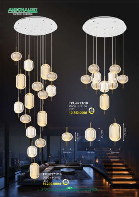 Đèn thả Andora Light TPL-8271/16, TPL-8271/10
