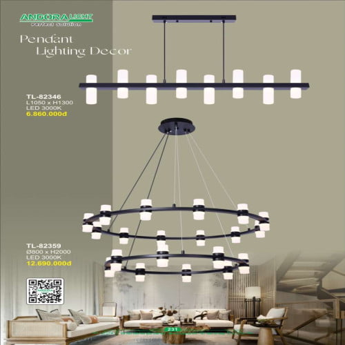 Đèn thả Andora Light TL-82346, TL-82359
