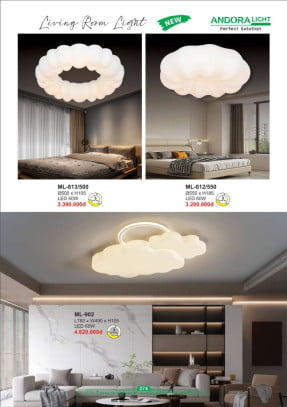 Đèn mâm Andora Light ML-813/500, ML-812/550, ML-920