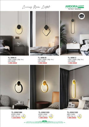 Đèn thả Andora Light TL-5890, TL-2292