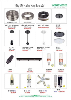 Phụ kiện đèn trang trí Andora Light