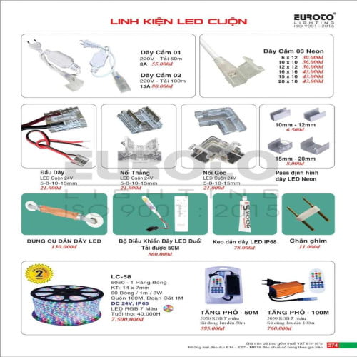 Linh kiện led cuộn Euroto