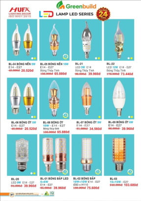 Hufa BÓNG ĐÈN LED BL