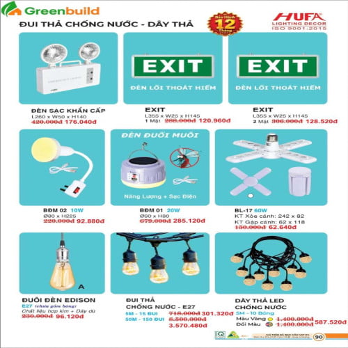 Hufa ĐUI THẢ CHỐNG NƯỚC, DÂY THẢ