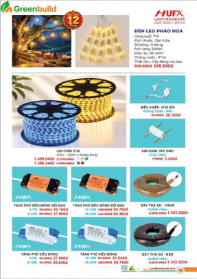 Hufa LED CUỘN 5730, ĐÈN LED PHÁO HOA