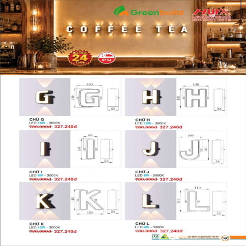 Hufa CHỮ G, CHỮ H, CHỮ I, CHỮ J, CHỮ K, CHỮ L