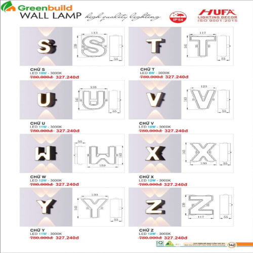 Hufa CHỮ S, CHỮ T, CHỮ U, CHỮ V, CHỮ W, CHỮ X, CHỮ Y, CHỮ Z