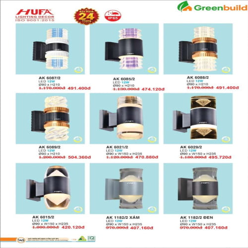 Hufa AK 6087/2, AK 6085/2, AK 6088/2, AK 6089/2, AK 6021/2, AK 6029/2, AK 6015/2, AK 1182/2