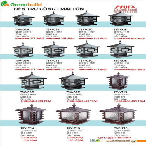 Hufa TSV-02, TSV-03, TSV-713, TSV-714, TSV-715, TSV-716