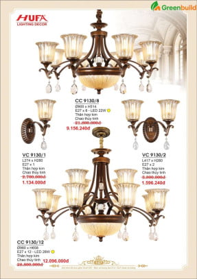 Hufa CC 9130/8, CC 9130/12, VC 9130/1, VC 9130/2
