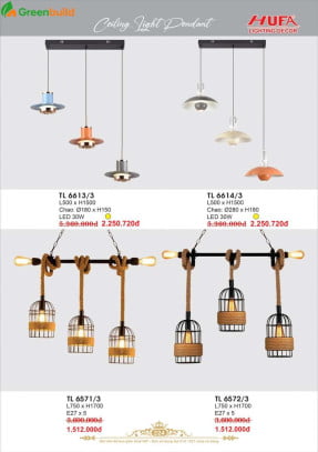 Hufa TL 6613/3, TL 6614/3, TL 6571/3, TL 6572/3