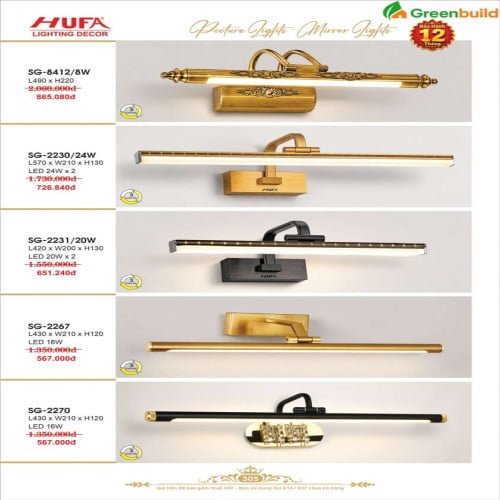 Hufa SG-8412, SG-2230, SG-2231, SG-2267, SG-2270