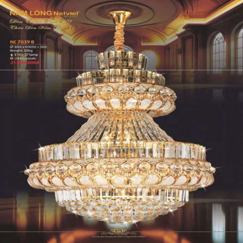 Đèn chùm Nam Long Netviet NC 7039B