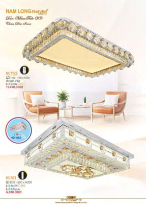 Đèn mâm Nam Long Netviet NC 1125, NC 851