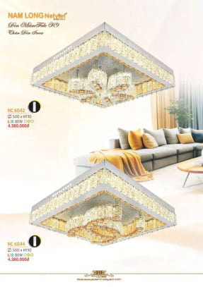 Đèn mâm Nam Long Netviet NC 6042, NC 6044