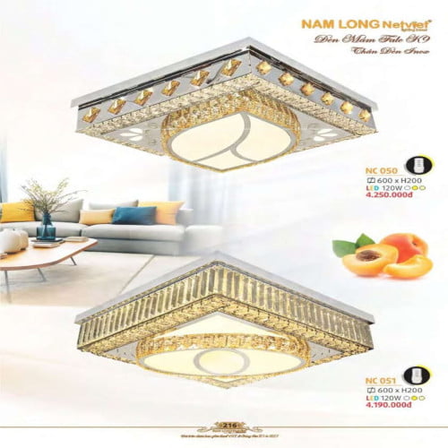 Đèn mâm Nam Long Netviet NC 050, NC 051