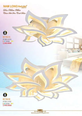 Đèn mâm Nam Long Netviet NC 963A, NC 963B