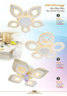 Đèn mâm Nam Long Netviet NC 804, NC 805, NC 0641