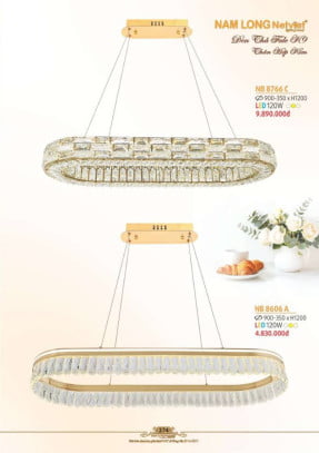 Đèn thả Nam Long Netviet NB 8766C, NB 8606A