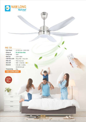 Quạt trần Nam Long Netviet NQ 123