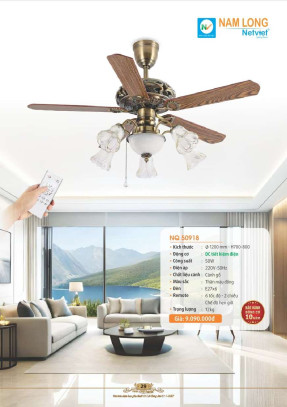Quạt trần Nam Long Netviet NQ 50918