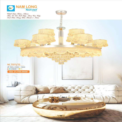 Đèn chùm Nam Long Netviet NC 7011/12