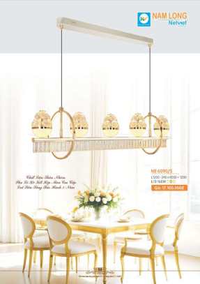 Đèn thả Nam Long Netviet NB 6090/5