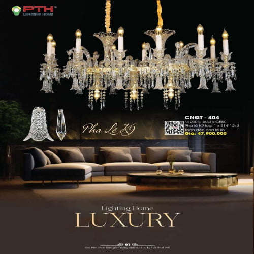 Đèn chùm PTH Lighting Home CNQT - 404