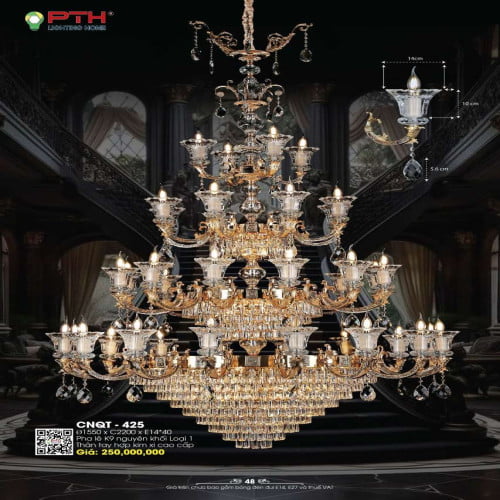 Đèn chùm PTH Lighting Home CNQT - 425