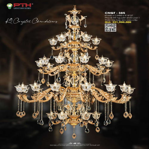 Đèn chùm PTH Lighting Home CNQT - 385