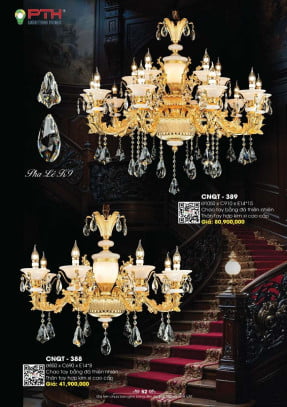 Đèn chùm PTH Lighting Home CNQT - 388, CNQT - 389