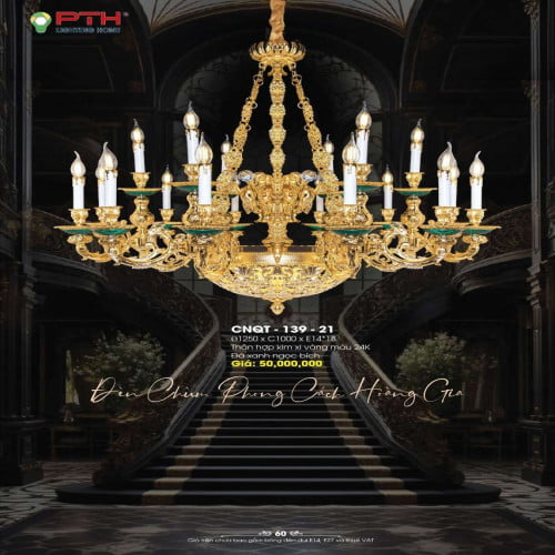 Đèn chùm PTH Lighting Home CNQT - 139 - 21