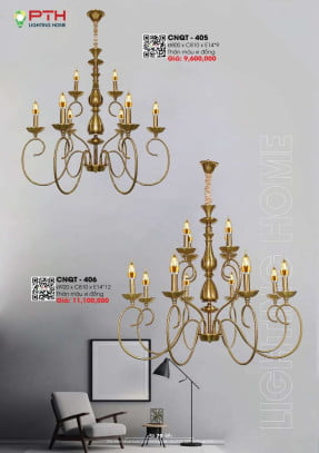 Đèn chùm PTH Lighting Home CNQT - 405, CNQT - 406
