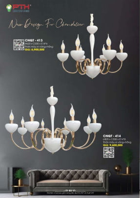 Đèn chùm PTH Lighting Home CNQT - 413, CNQT - 414