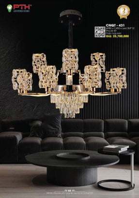 Đèn chùm PTH Lighting Home CNQT - 431