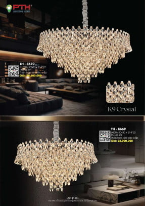 Đèn thả PTH Lighting Home TH - 8669, TH - 8670