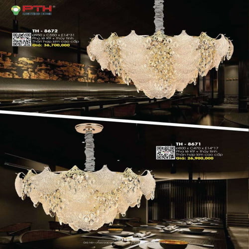 Đèn thả PTH Lighting Home TH - 8671, TH - 8672