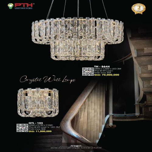 Đèn thả PTH Lighting Home TH - 8644, GTL - 103