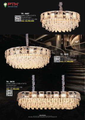 Đèn thả PTH Lighting Home TH - 8607, TH - 8608, TH - 8610